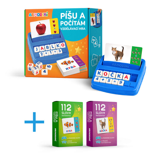 Píšu a Čtu - Rozšířená sada: 224 slov
