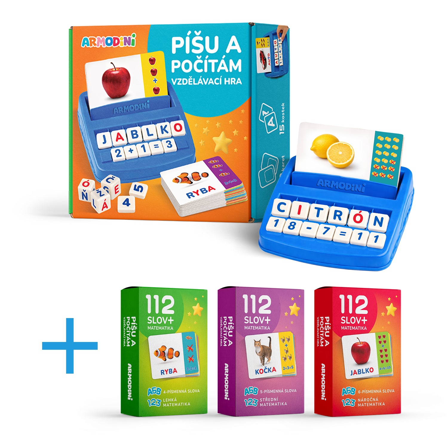 Píšu a Čtu - Kompletní sada: 336 slov